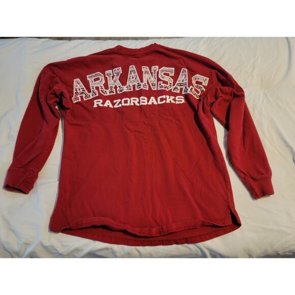 Pressbox small womens long sleeve razorbacks top - Picture 2 of 7